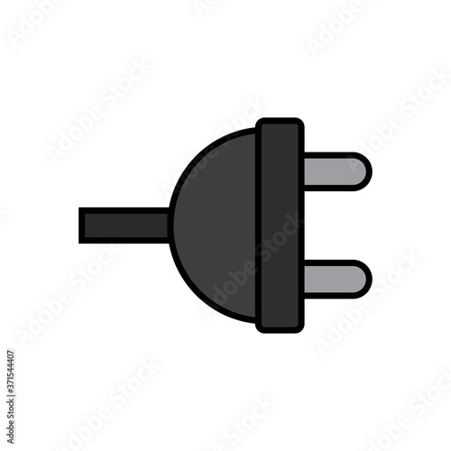 Fototapeta Naklejka Na Ścianę i Meble -  Isolated electric plug icon