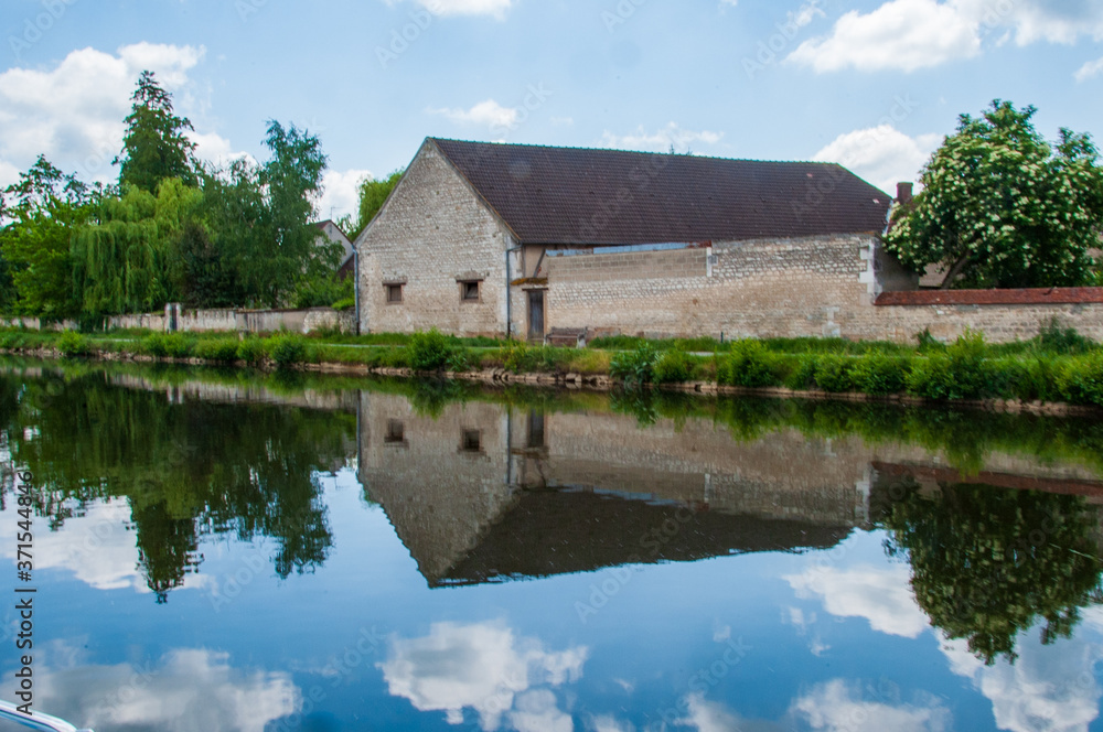 Reflection of Building in French Canal Reflection of Building in French Canal