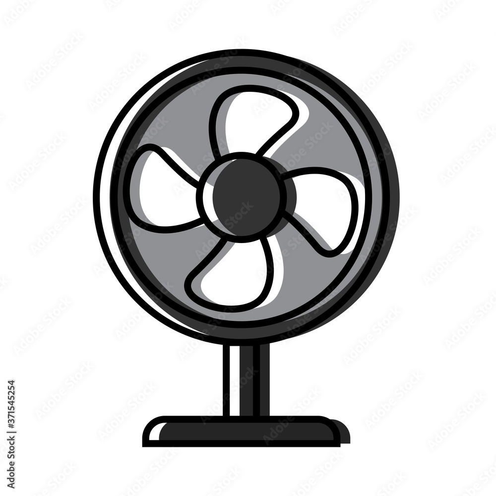 Isolated air fan icon