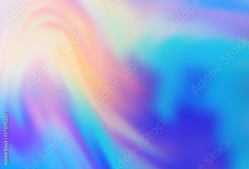 Light Pink, Blue vector blurred bright pattern.