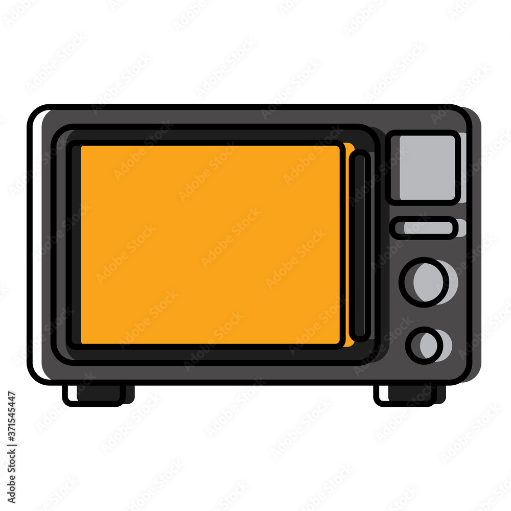 Isolated microwave oven icon Isolated microwave oven icon