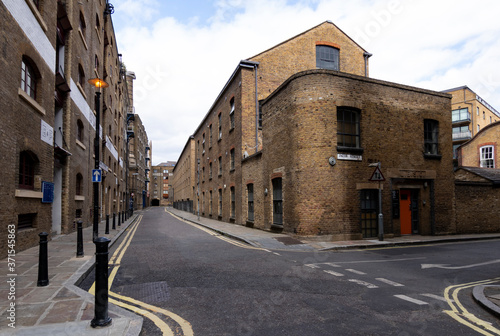 Refurbished Victorian warehouses in Bermondsey converted to flats.