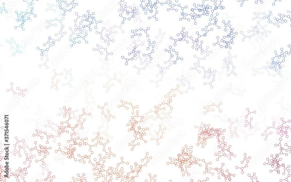 Light Blue, Red vector backdrop with artificial intelligence data. Light Blue, Red vector backdrop with artificial intelligence data.
