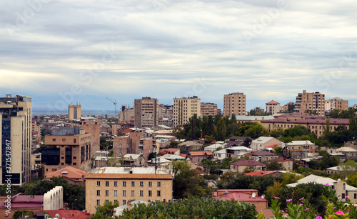 Yerevan View from The Cascade