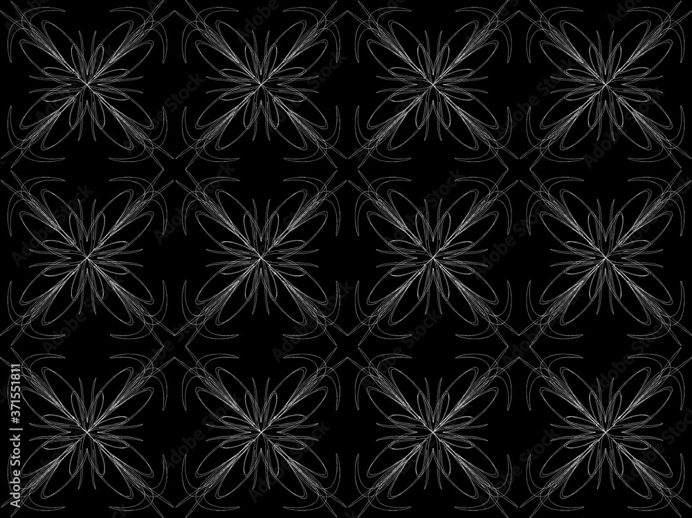 Seamless pattern design with floral background elements, beautiful ornaments, black, white, orange, pink, red, green, yellow, blue, gray, purple, brown Seamless pattern design with floral background elements, beautiful ornaments, black, white, orange, pink, red, green, yellow, blue, gray, purple, brown