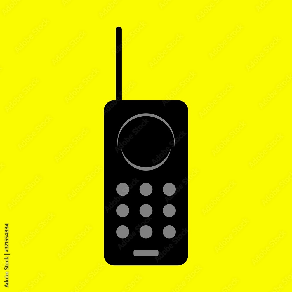 Vector illustration of handy talky. vector icon. Vector illustration of handy talky. vector icon.