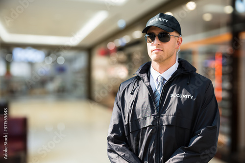 Security Guard In Shopping Mall