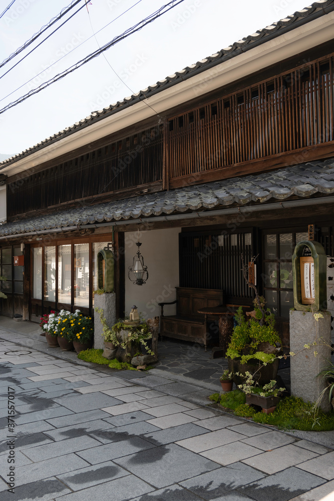 Townscape of Yanagimachi in Ueda Station on Hokkoku Road in Ueda City, Nagano Prefecture Townscape of Yanagimachi in Ueda Station on Hokkoku Road in Ueda City, Nagano Prefecture