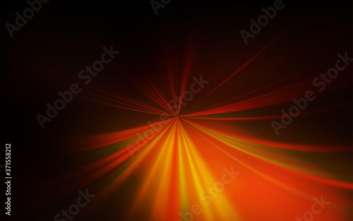Dark Orange vector blurred shine abstract texture. An elegant bright illustration with gradient. New way of your design.