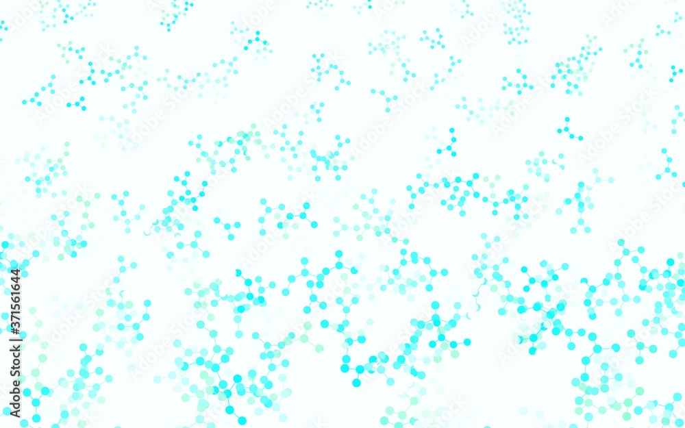 Light Green vector template with artificial intelligence structure. Light Green vector template with artificial intelligence structure.