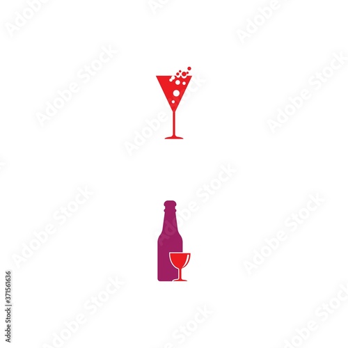 Wine Logo Template vector illustrtion