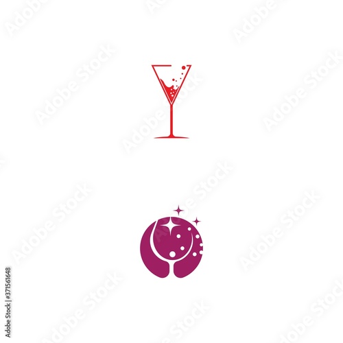 Wine Logo Template vector illustrtion