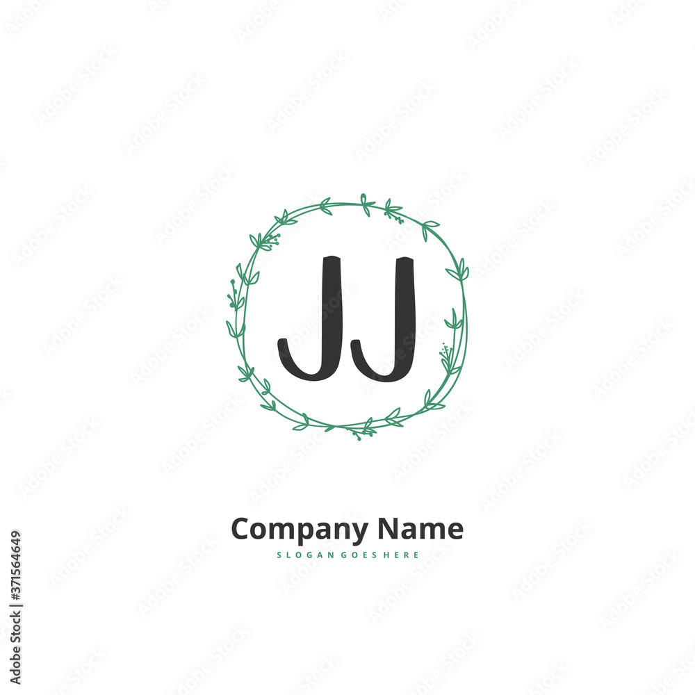J JJ Initial handwriting and signature logo design with circle. Beautiful design handwritten logo for fashion, team, wedding, luxury logo. J JJ Initial handwriting and signature logo design with circle. Beautiful design handwritten logo for fashion, team, wedding, luxury logo.