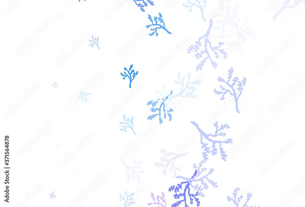 Light BLUE vector elegant background with sakura. Light BLUE vector elegant background with sakura.