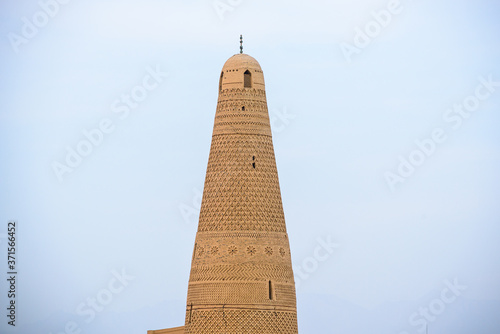 Εκτύπωση καμβά 18th century Uyghur mosque and Emin Minaret in Turpan, Xinjiang Province, China