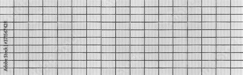 Wallpaper Mural Panorama of Modern white stone wall with stripes texture and seamless background Torontodigital.ca