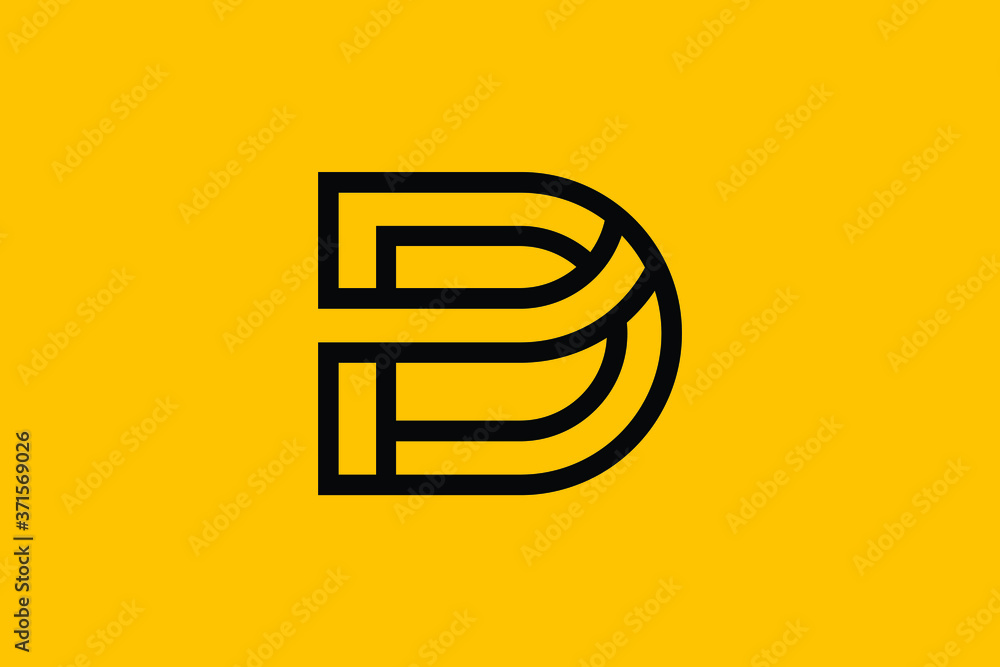 Minimal Innovative Initial DP logo and PD logo. Letter DP PD creative elegant Monogram. Premium Business logo icon. Black color on background Minimal Innovative Initial DP logo and PD logo. Letter DP PD creative elegant Monogram. Premium Business logo icon. Black color on background