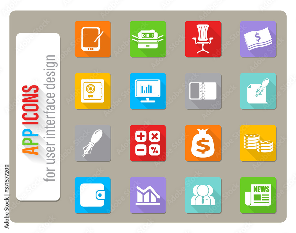 Business and Finance Web Icons Business and Finance Web Icons