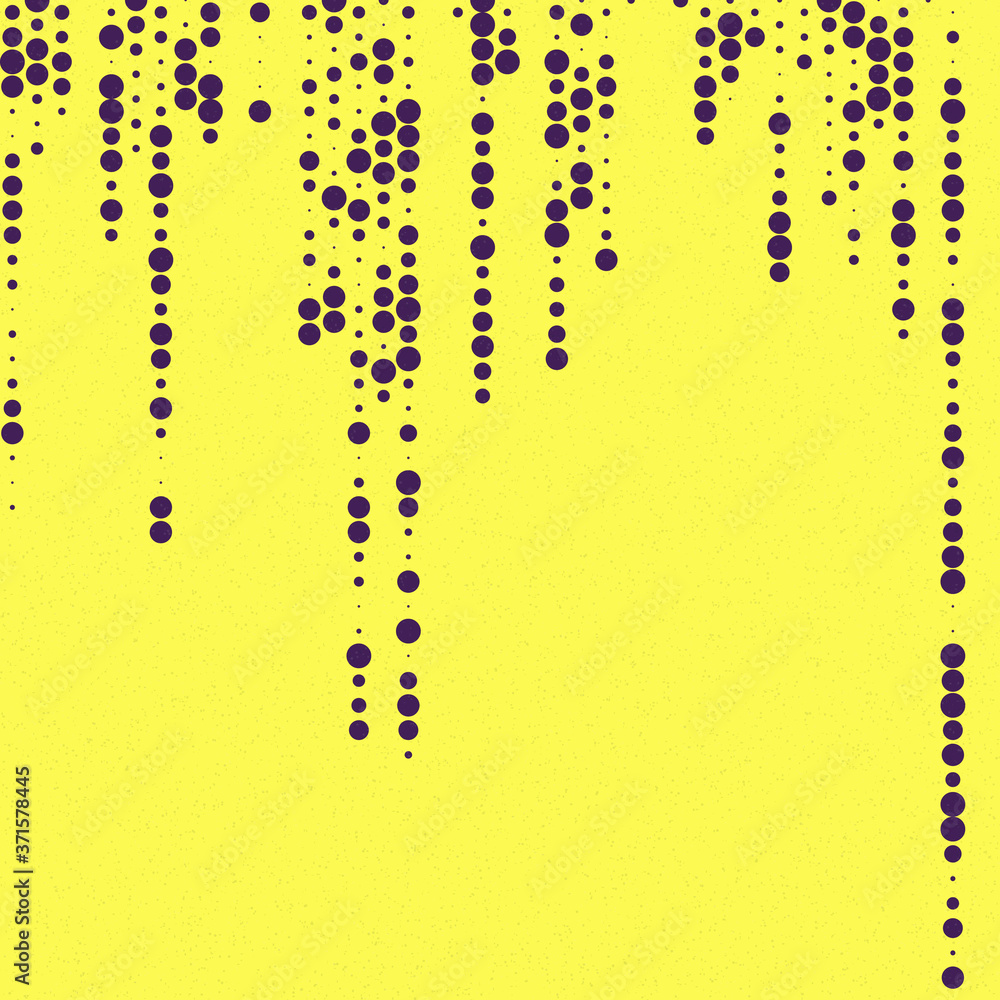 Fototapeta premium Abstract Color Halftone Dots generative art background illustration