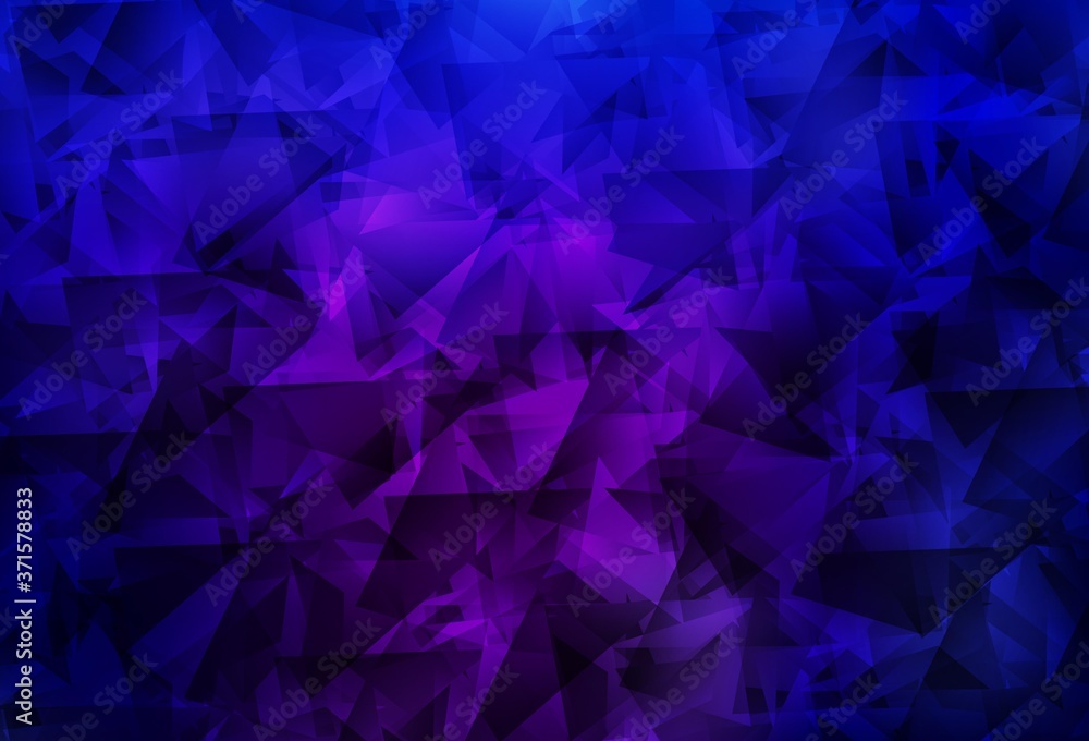 Dark Purple, Pink vector gradient triangles texture. Dark Purple, Pink vector gradient triangles texture.