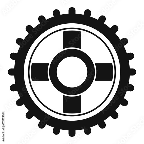 Watch repair wheel icon. Simple illustration of watch repair wheel vector icon for web design isolated on white background