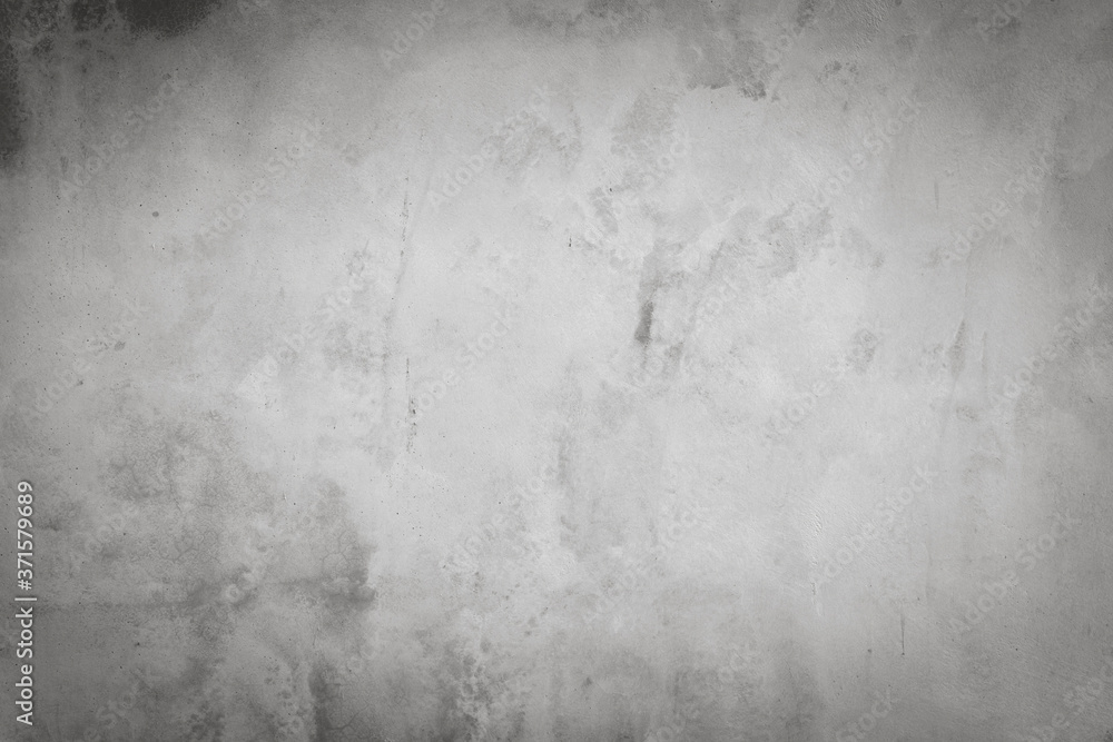 Texture of old gray concrete wall for background and Vignette style.