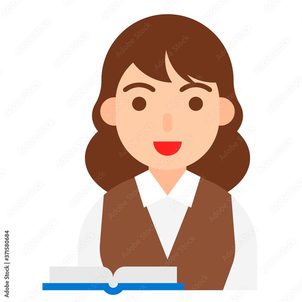 Scholar icon, profession and job vector illustration Scholar icon, profession and job vector illustration