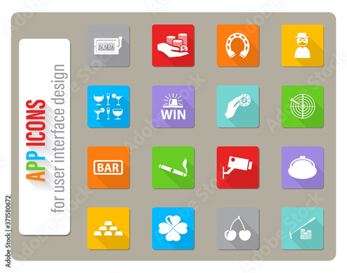 casino icon set