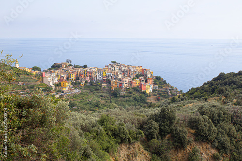 view of the old town Corniglia Cinque Terre