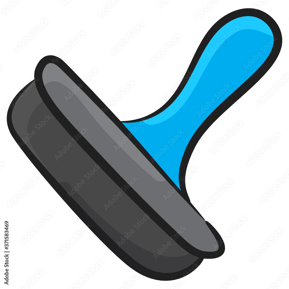 Household or glass cleaning wiper icon in doodle style
Household or glass cleaning wiper icon in doodle style