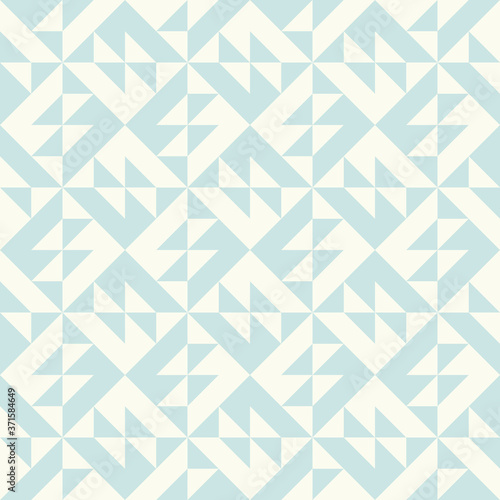 Abstract geometric pattern inspired by duvet quilting