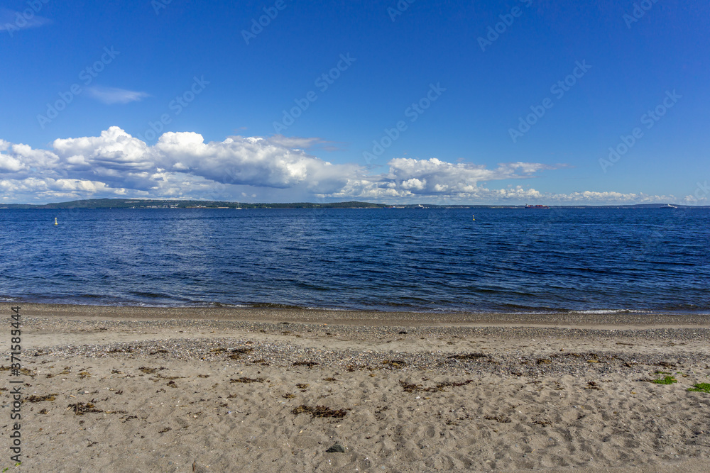 Tivoli beach in Karljohansvern, Horten, Norway. Tivoli beach in Karljohansvern, Horten, Norway.