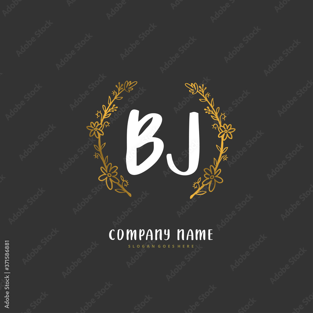 b j bj Initial handwriting and signature logo design with circle. Beautiful design handwritten logo for fashion, team, wedding, luxury logo. b j bj Initial handwriting and signature logo design with circle. Beautiful design handwritten logo for fashion, team, wedding, luxury logo.