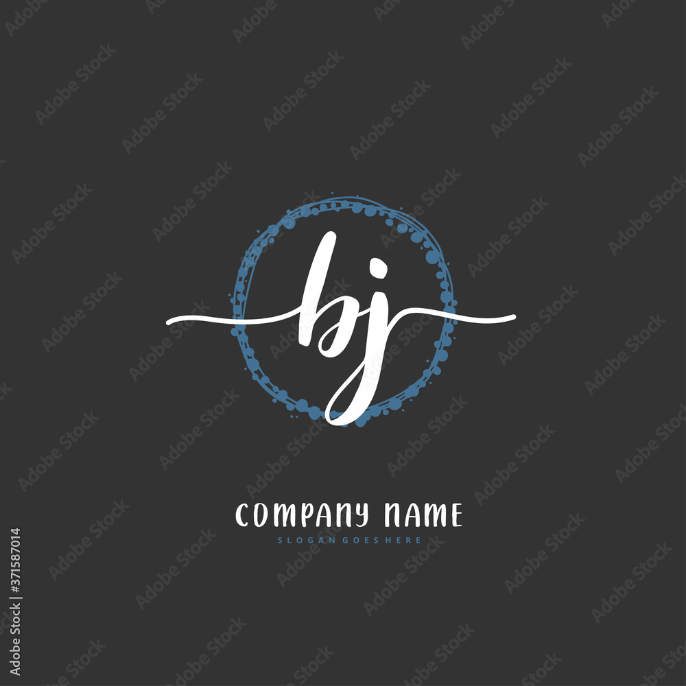 b j bj Initial handwriting and signature logo design with circle. Beautiful design handwritten logo for fashion, team, wedding, luxury logo. b j bj Initial handwriting and signature logo design with circle. Beautiful design handwritten logo for fashion, team, wedding, luxury logo.