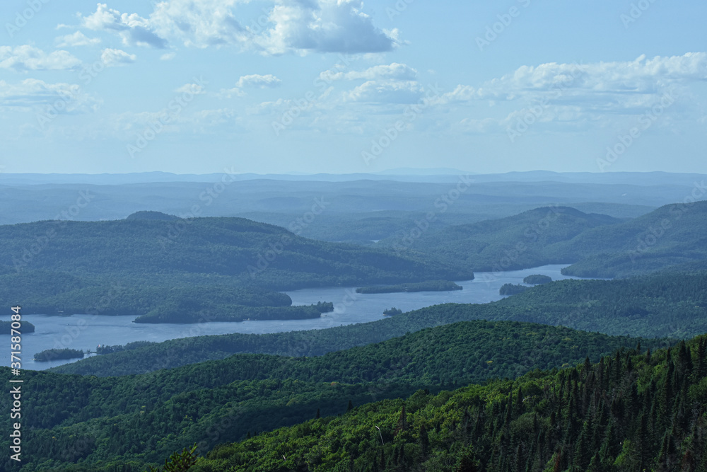 Mountain landscape in Mont Tremblant, Quebec, Canada