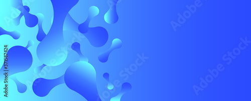 Micro probiotic microorganism, science background. Medicine and treatment.