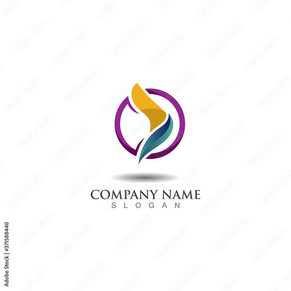 Logistic Logo for express business and delivery company template