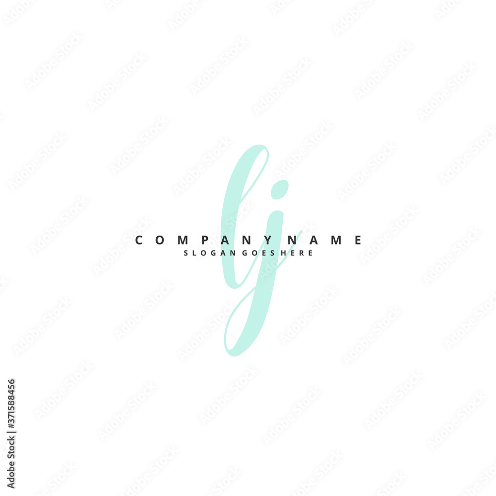 L J LJ Initial handwriting and signature logo design with circle. Beautiful design handwritten logo for fashion, team, wedding, luxury logo. L J LJ Initial handwriting and signature logo design with circle. Beautiful design handwritten logo for fashion, team, wedding, luxury logo.