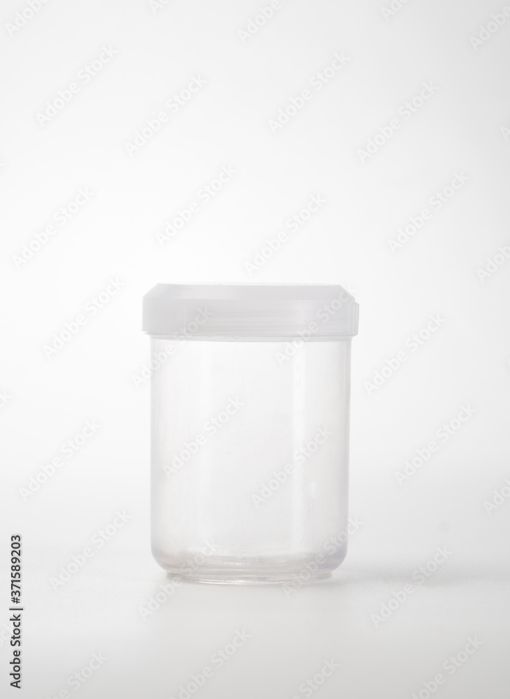 urine bottle over white background mockup urine bottle over white background mockup