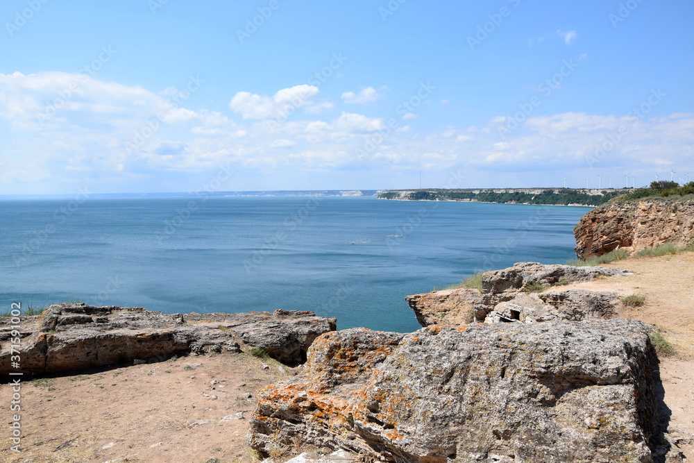 Cape Kaliakra Sea View and Bay Landmark Bulgaria Touristic Travel Destination
