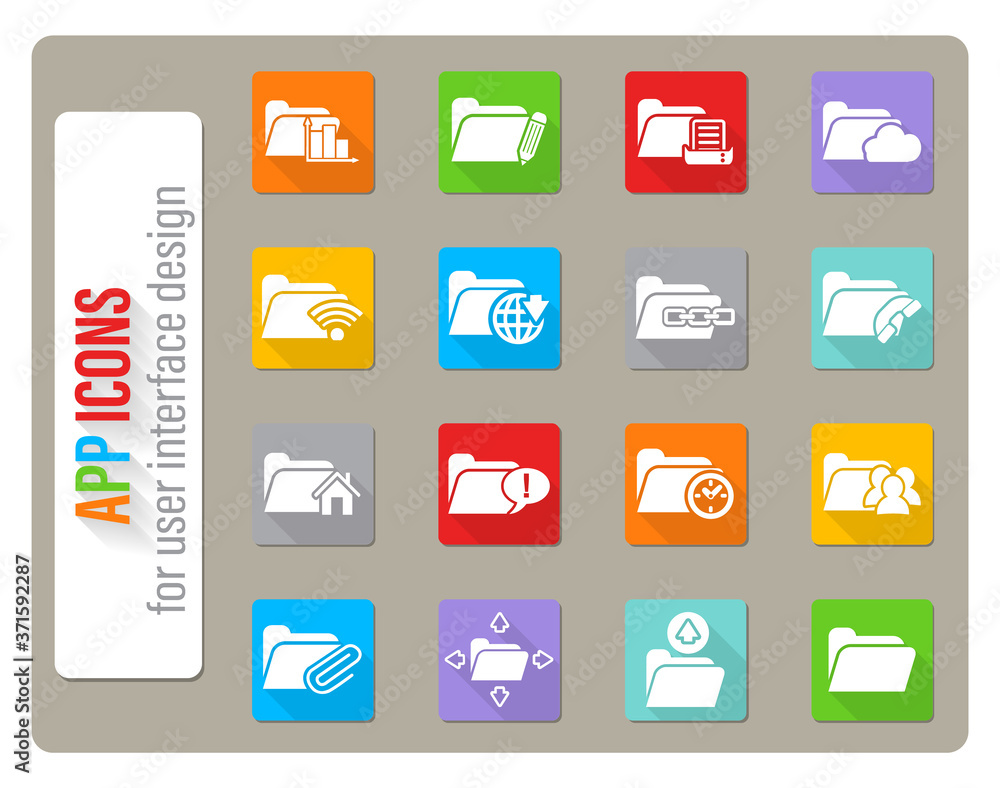 folder icon set