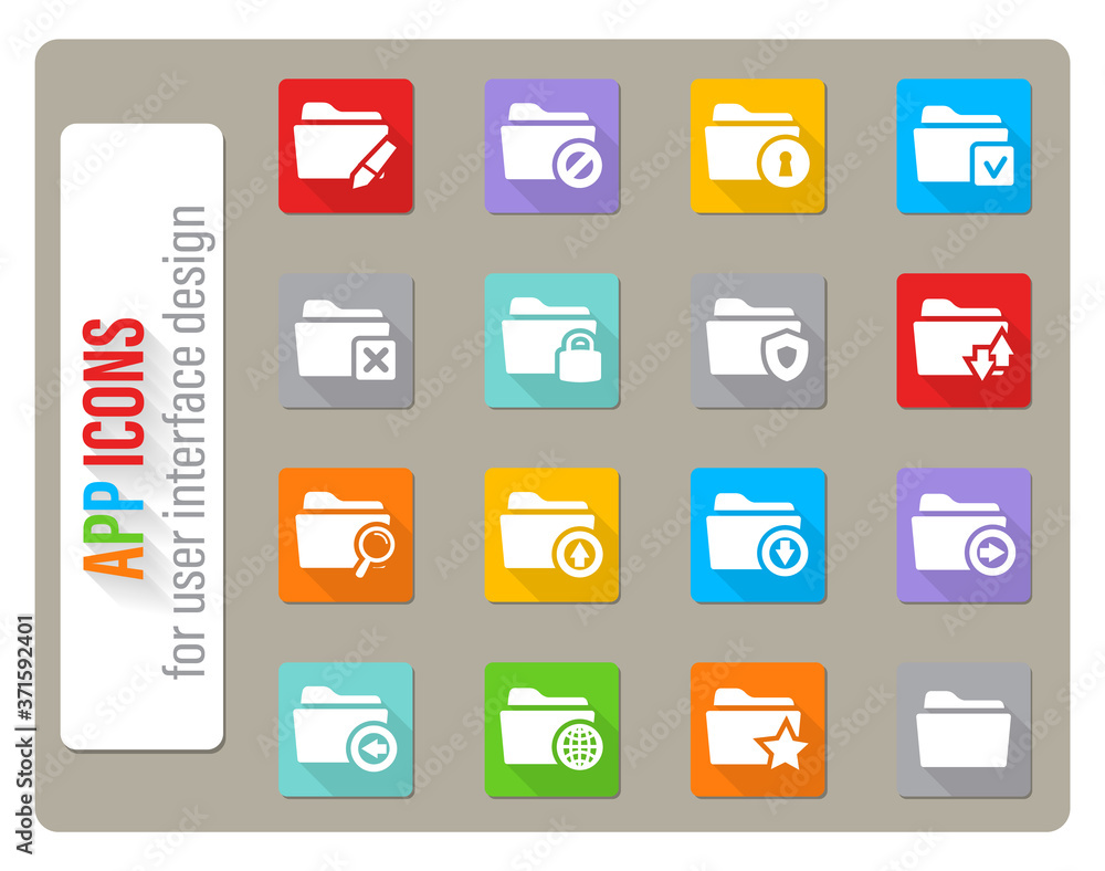 folder icon set