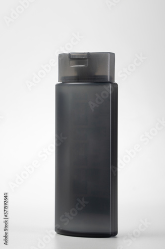 lotion bottle mockup template over white background