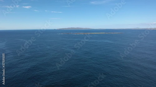 Aerial view of Roaninnish in County Donegal - Ireland photo