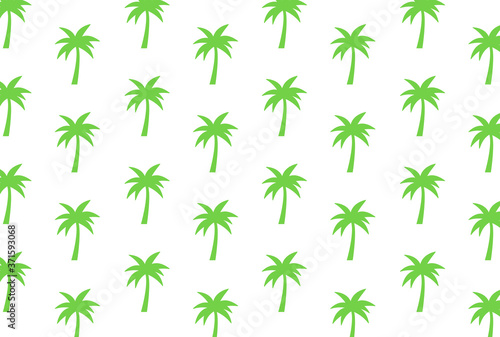 Palm tree pattern. Summer palm tree vector pattern. 