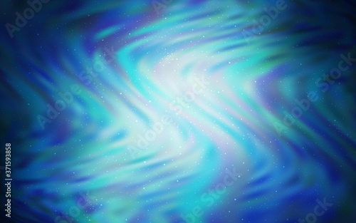 Dark BLUE vector texture with milky way stars. Modern abstract illustration with Big Dipper stars. Pattern for astronomy websites.