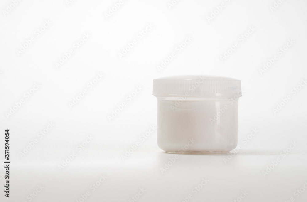 cosmetic container mockup over white background cosmetic container mockup over white background