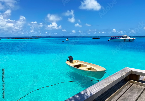Yacht Maldives island Indian Ocean