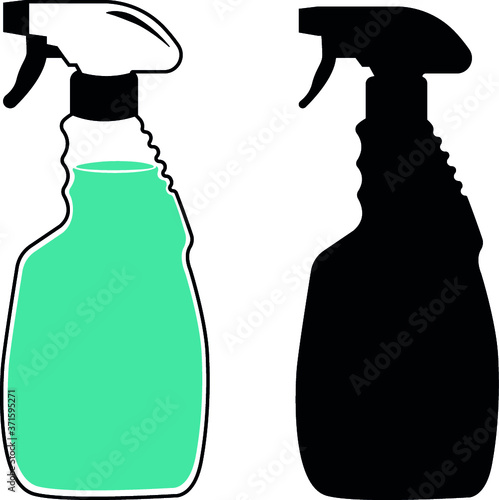 Spray Bottle, Cleaning Liquid Bottles