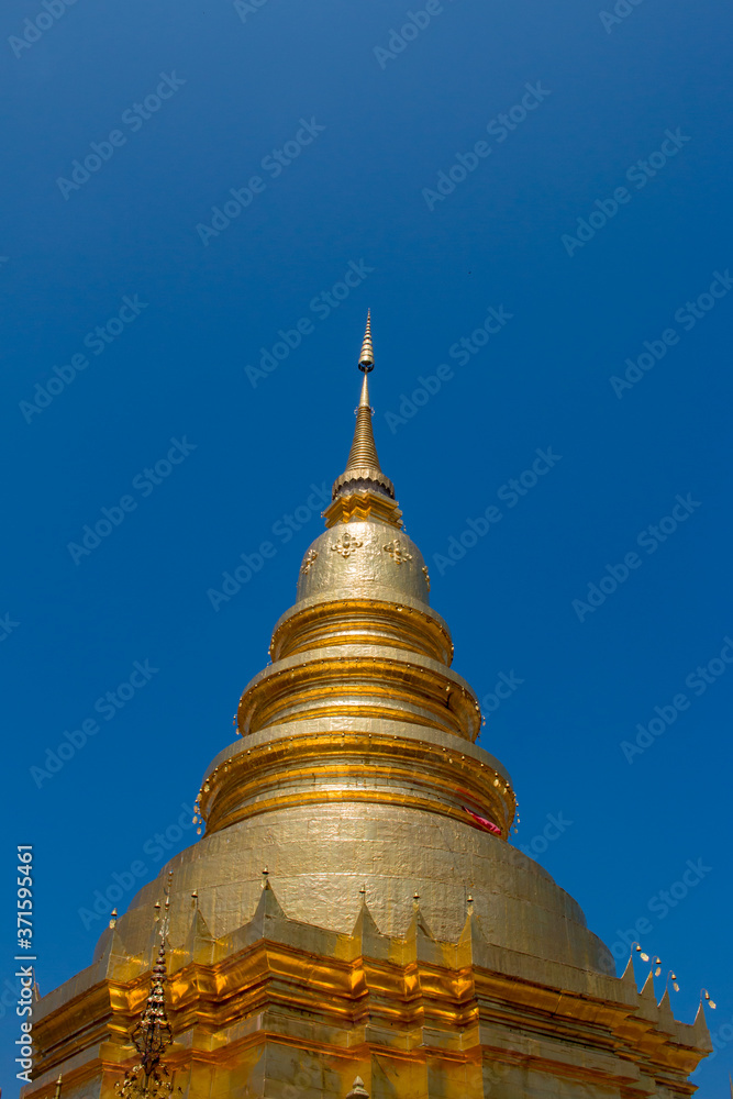 Wat Phra That Hariphunchai  in Lamphun, Thailand